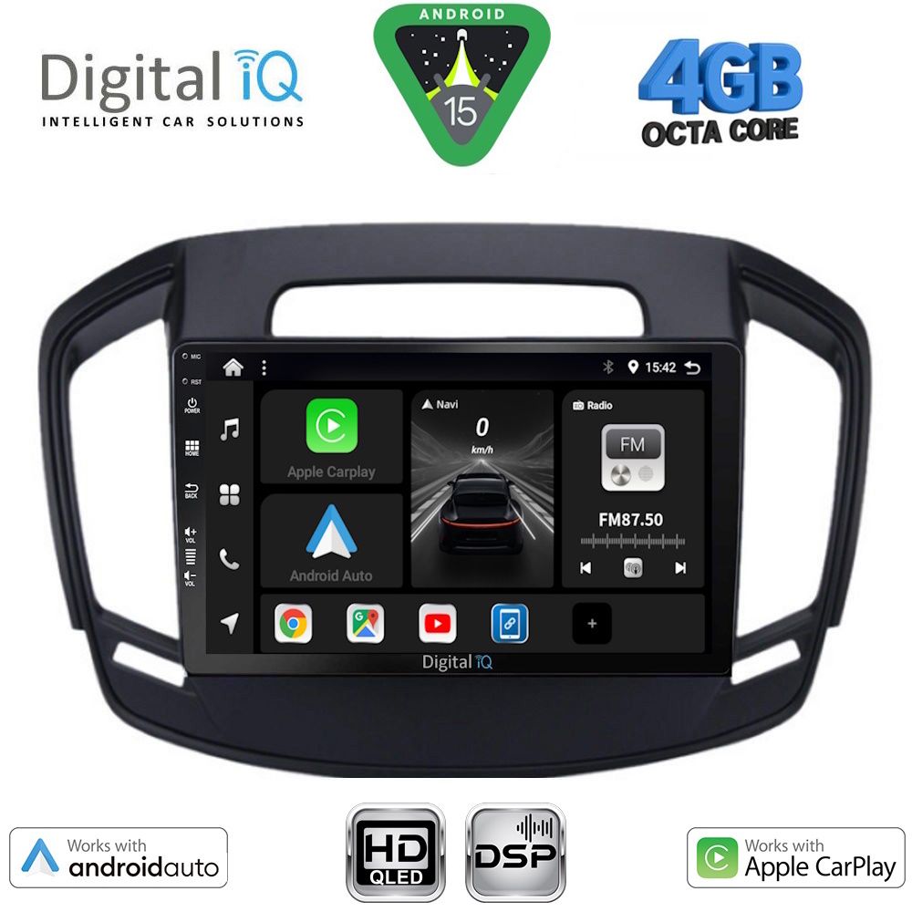 BXF6492_15 DIGITAL IQ BXF 16492_CPAA (9inc) MULTIMEDIA TABLET for OPEL INSIGNIA mod. 2014-2017 - Image 1