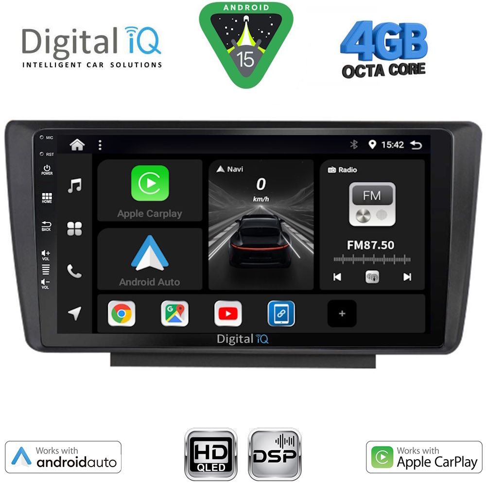 BXF6594_15 DIGITAL IQ BXF 16594_CPAA (9inc) MULTIMEDIA TABLET for SKODA OCTAVIA 5 mod. 2005-2012 - Image 1