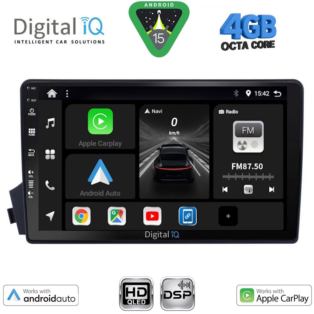 BXF6650_15 DIGITAL IQ BXF 16650_CPAA (9inc) MULTIMEDIA TABLET for SSANGYONG ACTYON - KYRON mod. 2006-2015 - Image 1