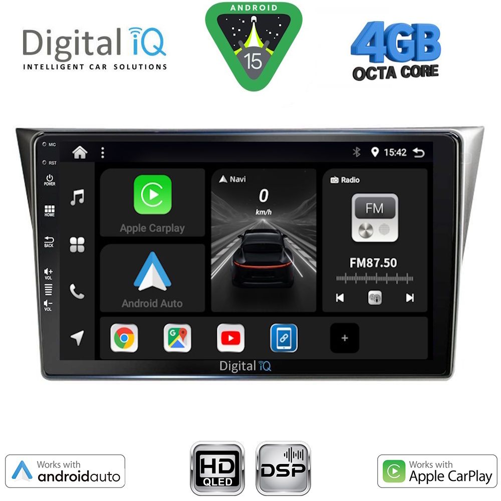 BXF6659_15 DIGITAL IQ BXF 16659_CPAA (9inc) MULTIMEDIA TABLET for SUBARU IMPREZA mod. 2002-2008 - Image 1
