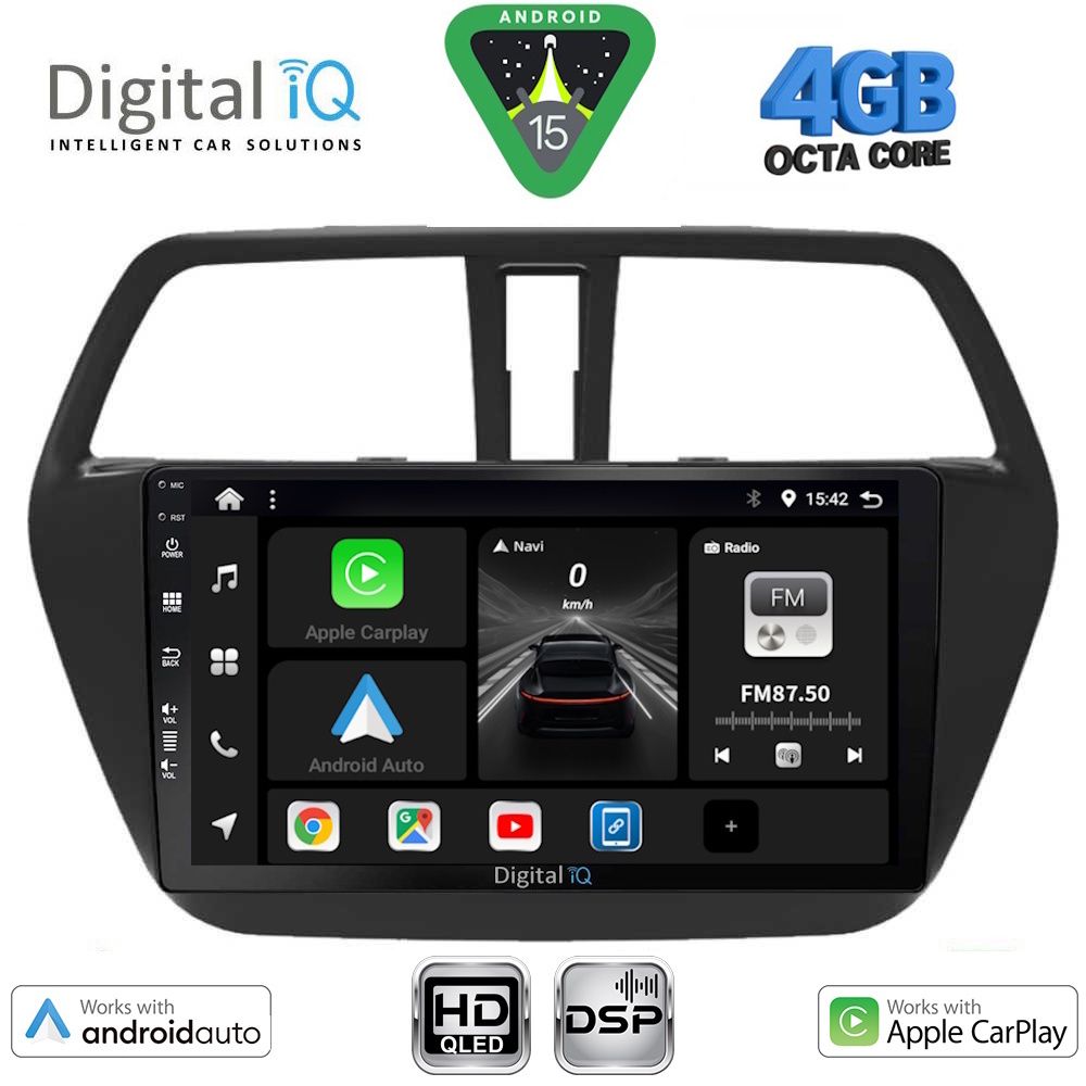 BXF6689_15 DIGITAL IQ BXF 16689_CPAA (9inc) MULTIMEDIA TABLET for SUZUKI SX4 S-CROSS mod. 2014-2021 - Image 1