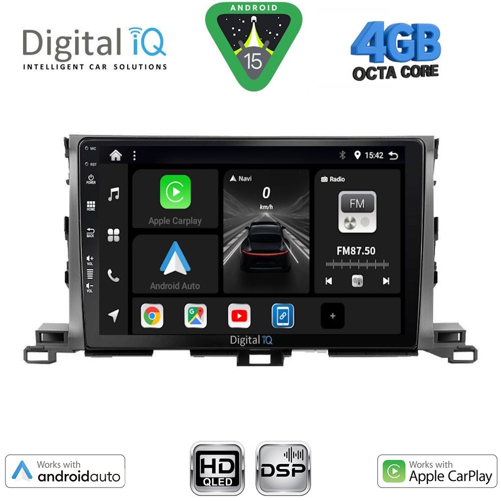 BXF6700_15 DIGITAL IQ BXF 16700_CPAA (10inc) MULTIMEDIA TABLET for TOYOTA HIGHLANDER mod. 2014-2019 - Image 1
