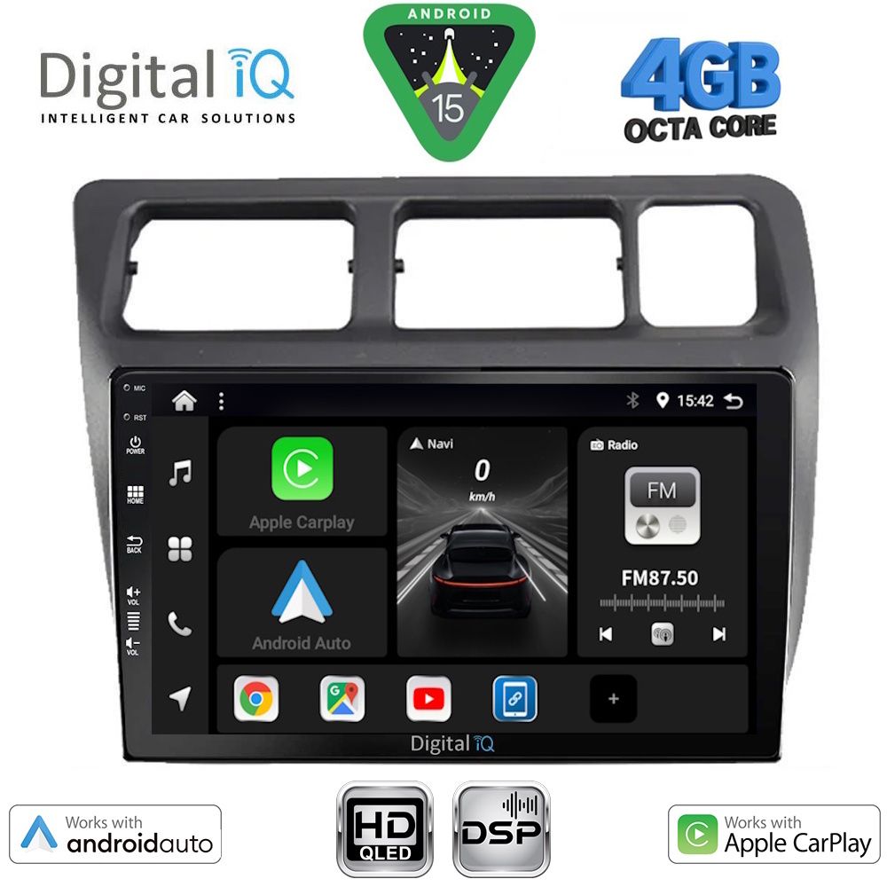 BXF6710_15 DIGITAL IQ BXF 16710_CPAA (9inc) MULTIMEDIA TABLET for TOYOTA COROLLA mod. 1992-1997 - Image 1