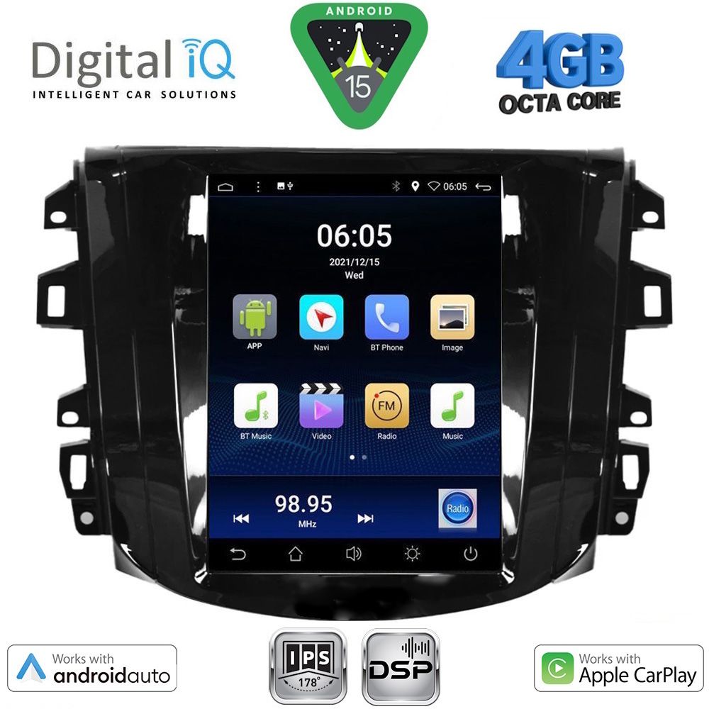 BXF6856_15 DIGITAL IQ BXF 6856_CPAA TESLA STYLE for NISSAN NAVARA mod. 2016-2025 - Image 1