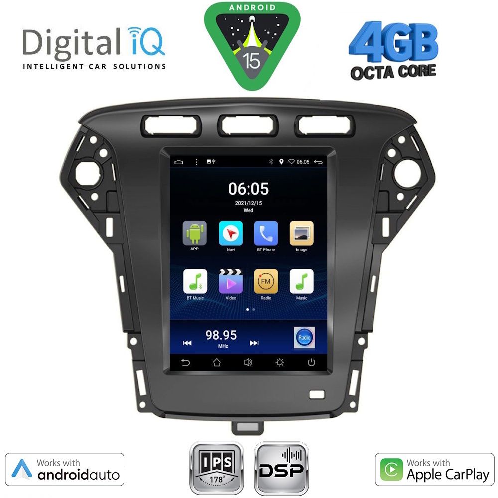 BXF6958_15 DIGITAL IQ BXF 6958_CPAA TESLA STYLE for FORD MONDEO mod. 2010-2013 - Image 1