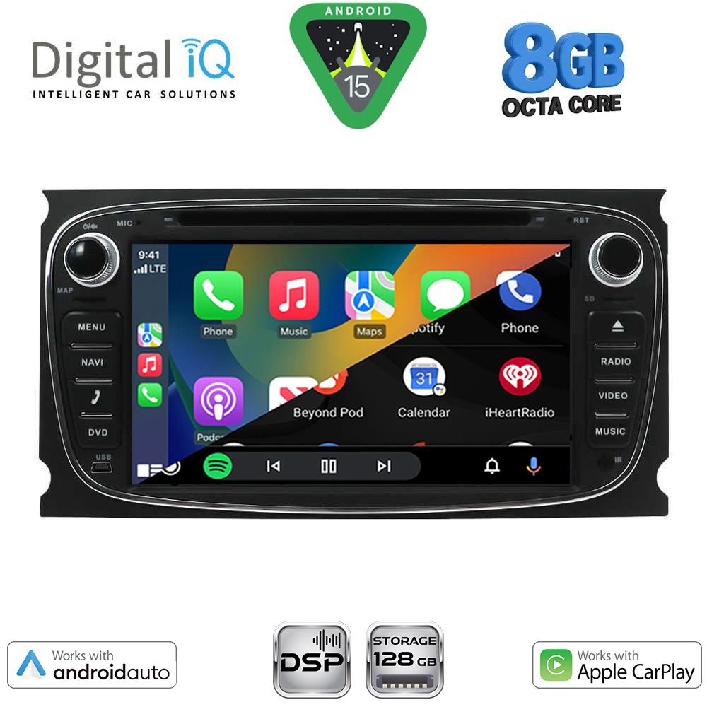 BXF703BL_15_1 DIGITAL IQ BXF 703B_CPAA (7" DVD) MULTIMEDIA SYSTEM for FORD mod. 2007-2011 - Image 1