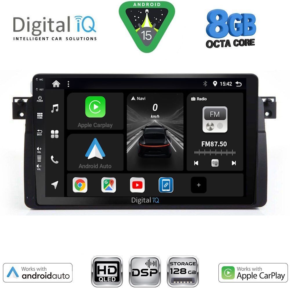 BXF7042_15 DIGITAL IQ BXF 7042_CPAA (9inc) MULTIMEDIA TABLET for BMW E46 mod. 1998-2005 - Image 1
