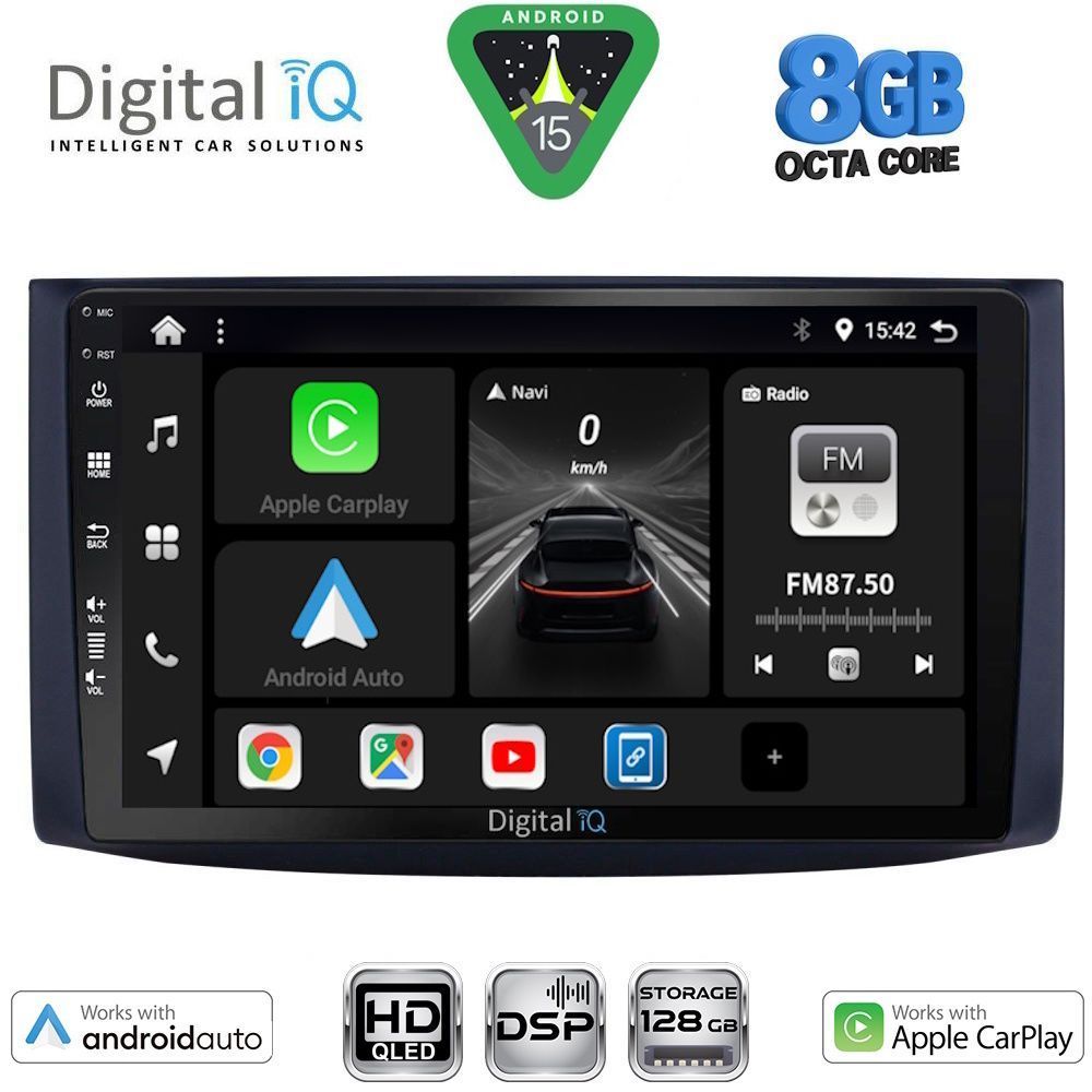 BXF7072_15 DIGITAL IQ BXF 7072_CPAA (9inc) MULTIMEDIA TABLET for CHEVROLET AVEO mod. 2006-2010 - Image 1