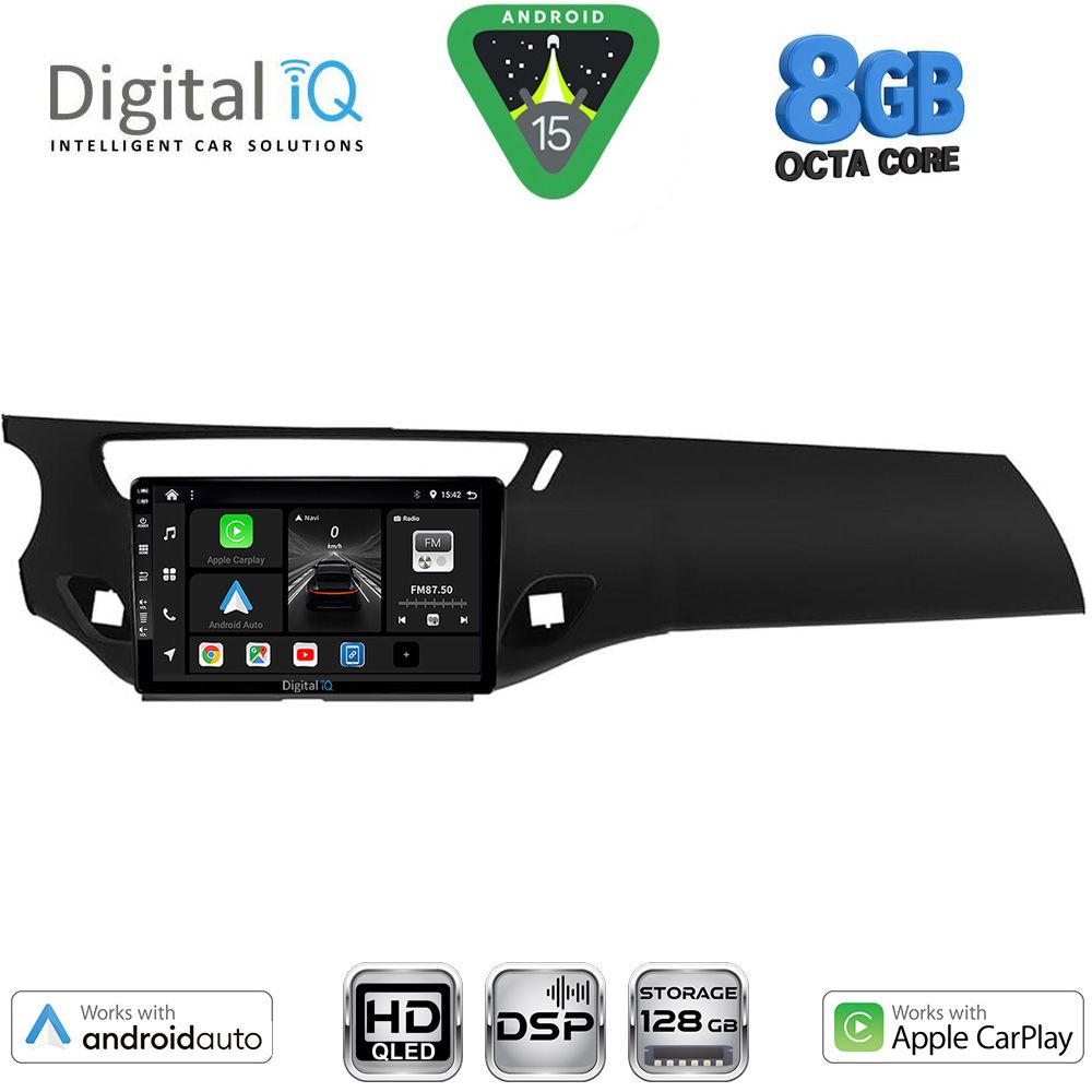 BXF7092BL_15 DIGITAL IQ BXF 7092BL_CPAA (9inc) MULTIMEDIA TABLET for CITROEN C3 - DS3 mod. 2009-2016 (BLACK) - Image 1