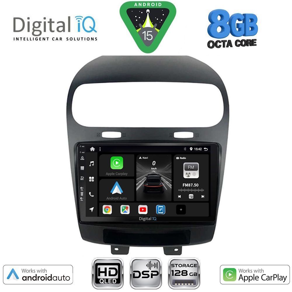 BXF7144_15 DIGITAL IQ BXF 7144_CPAA (9inc) MULTIMEDIA TABLET for FIAT FREEMONT mod. 2008-2020 - Image 1