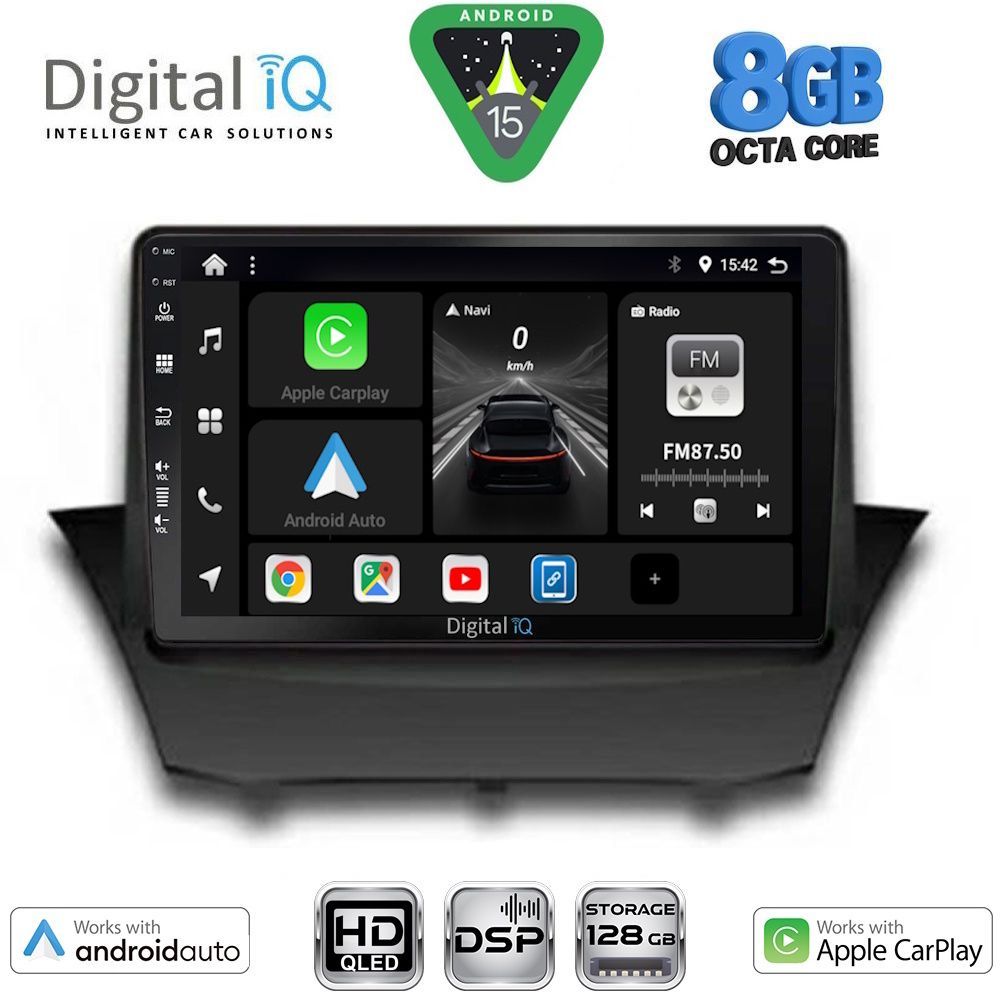 BXF7154_15 DIGITAL IQ BXF 7154A_CPAA (9inc) MULTIMEDIA TABLET for FORD FIESTA mod. 2008-2017 - Image 1