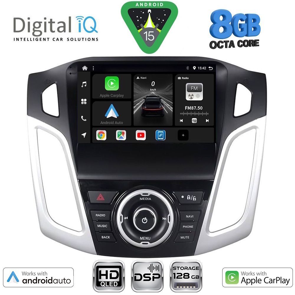 BXF7157_15 DIGITAL IQ BXF 7157_CPAA (9inc) MULTIMEDIA TABLET for FORD FOCUS mod. 2011-2018 - Image 1