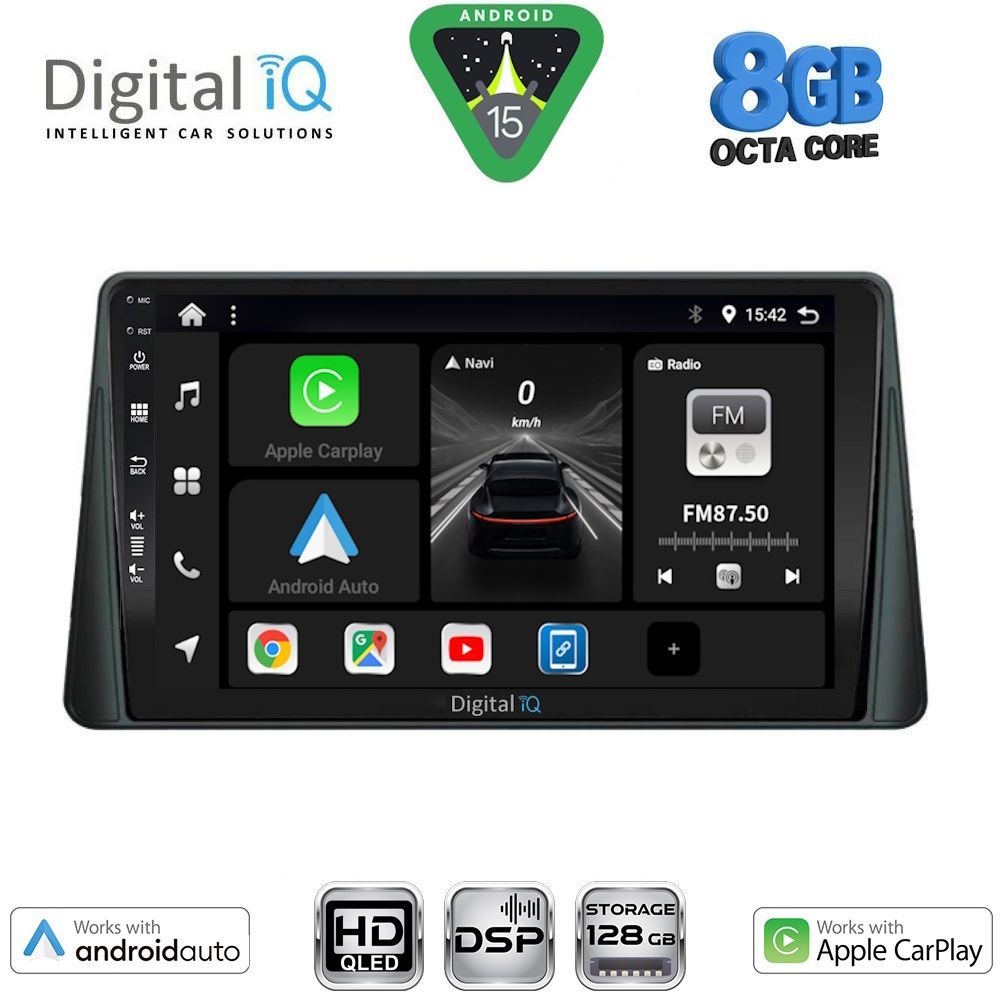 BXF7158_15 DIGITAL IQ BXF 7158_CPAA (9inc) MULTIMEDIA TABLET for FORD FOCUS mod. 2019-2025 - Image 1