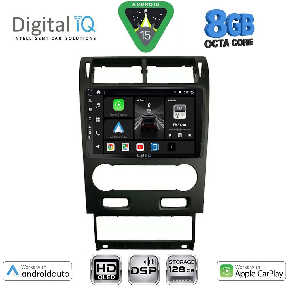 BXF7161_15 DIGITAL IQ BXF 7161A_CPAA (9inc) MULTIMEDIA TABLET for FORD MONDEO mod. 2003-2006 - Image 1