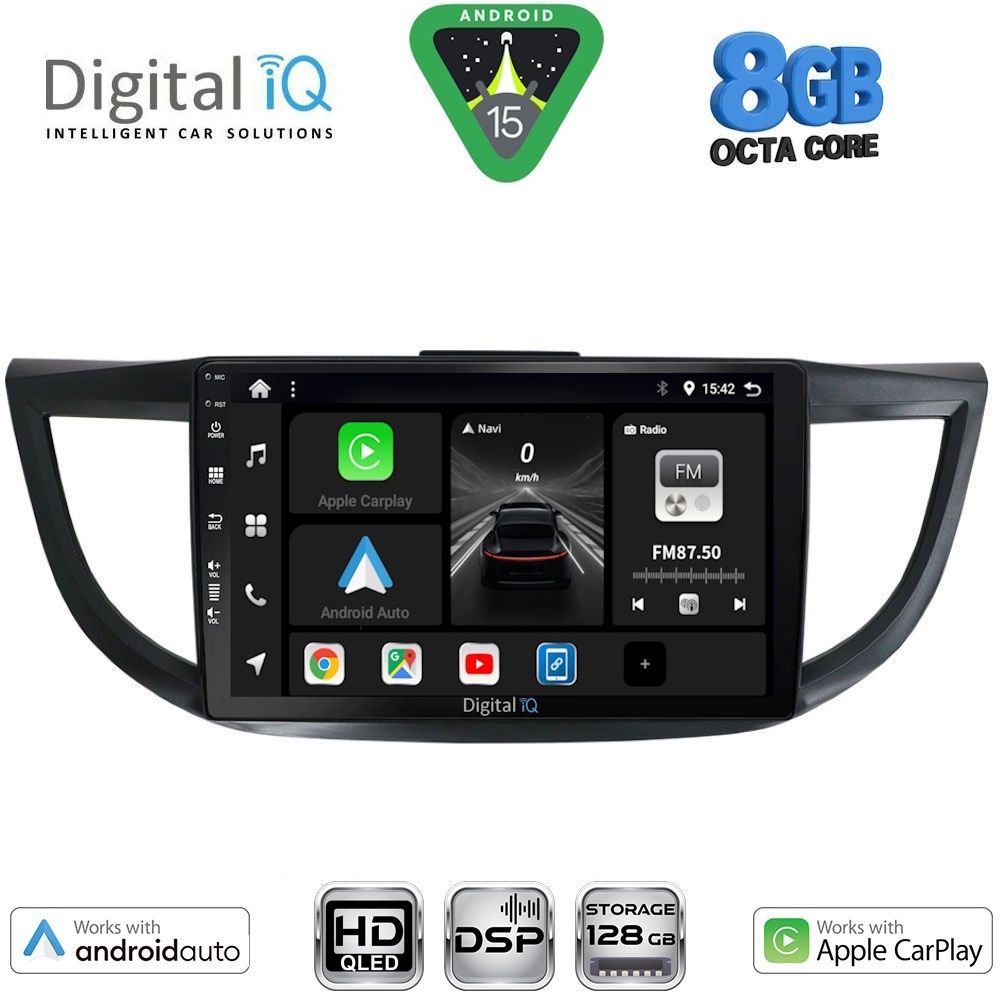 BXF7198_15 DIGITAL IQ BXF 7198_CPAA (10inc) MULTIMEDIA TABLET for HONDA CRV mod. 2013-2017 - Image 1