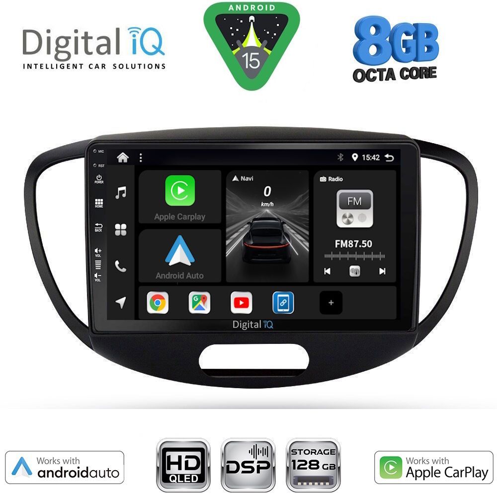 BXF7223_15 DIGITAL IQ BXF 7223_CPAA (9inc) MULTIMEDIA TABLET for HYUNDAI i10 mod. 2008-2013 - Image 1
