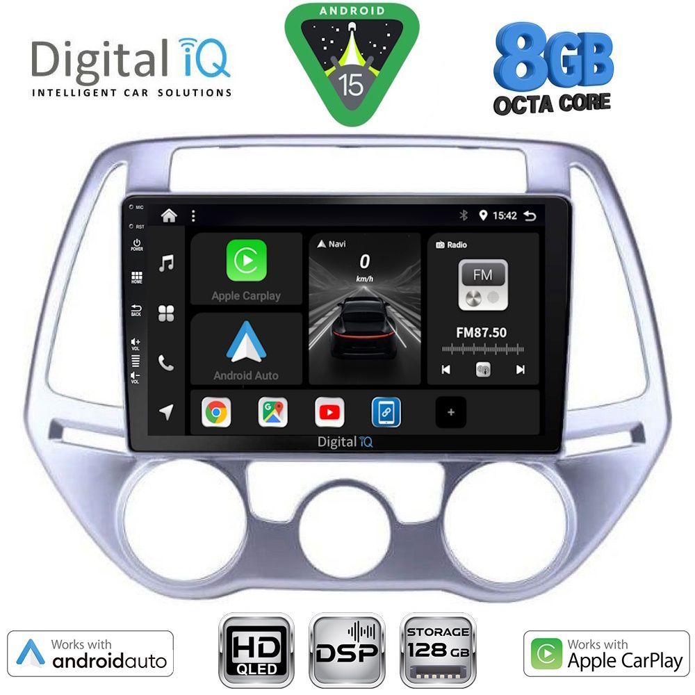 BXF7227AC_15 DIGITAL IQ BXF 7227_CPAA A/C (9inc) MULTIMEDIA TABLET for HYUNDAI i20 mod. 2008-2012 - Image 1