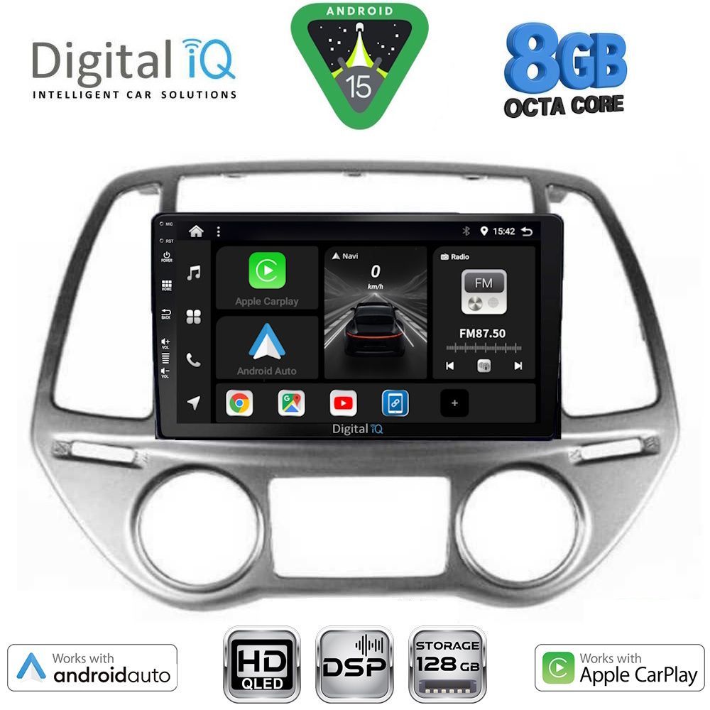 BXF7227CL_15 DIGITAL IQ BXF 7227_CPAA CLIMA (9inc) MULTIMEDIA TABLET for HYUNDAI i20 mod. 2008-2012 - Image 1