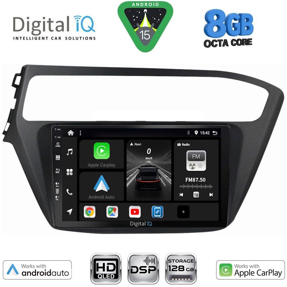 BXF7230_15 DIGITAL IQ BXF 7230_CPAA (9inc) MULTIMEDIA TABLET for HYUNDAI i20 mod. 2018-2021 - Image 1