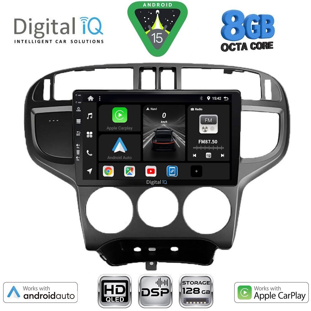 BXF7240_15 DIGITAL IQ BXF 7240_CPAA (9inc) MULTIMEDIA TABLET for HYUNDAI MATRIX mod. 2001-2010 - Image 1