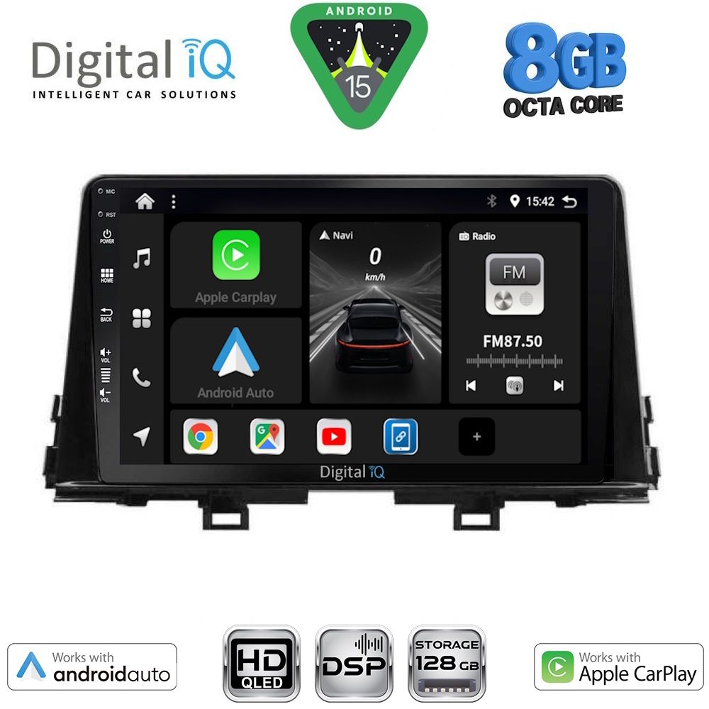 BXF7309_15 DIGITAL IQ BXF 7309_CPAA (9inc) MULTIMEDIA TABLET for KIA PICANTO mod. 2017-2021 - Image 1