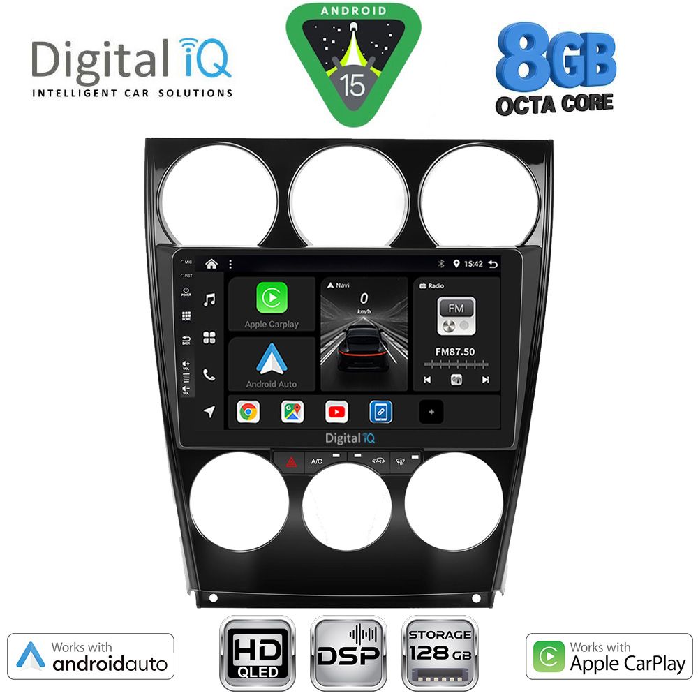 BXF7375_15_ DIGITAL IQ BXF 7375_CPAA (9inc) MULTIMEDIA TABLET for MAZDA 6 (FACELIFT) mod. 2005-2008 - Image 1
