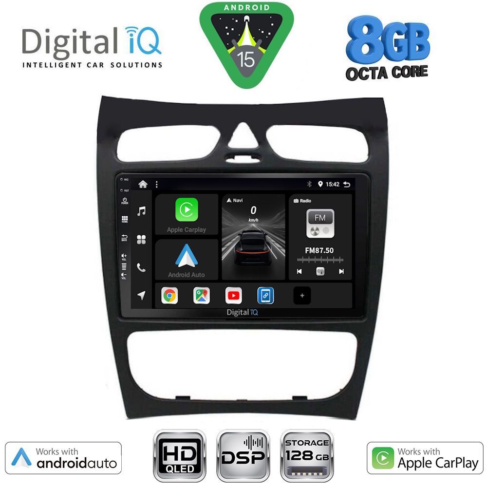BXF7406_15 DIGITAL IQ BXF 7406_CPAA (9inc) MULTIMEDIA TABLET for MERCEDES CLK (W209) mod. 2000-2004 - Image 1