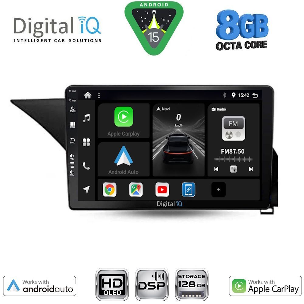 BXF7409_15 DIGITAL IQ BXF 7409_CPAA (10inc) MULTIMEDIA TABLET for MERCEDES E (W212) mod. 2009-2016 - Image 1