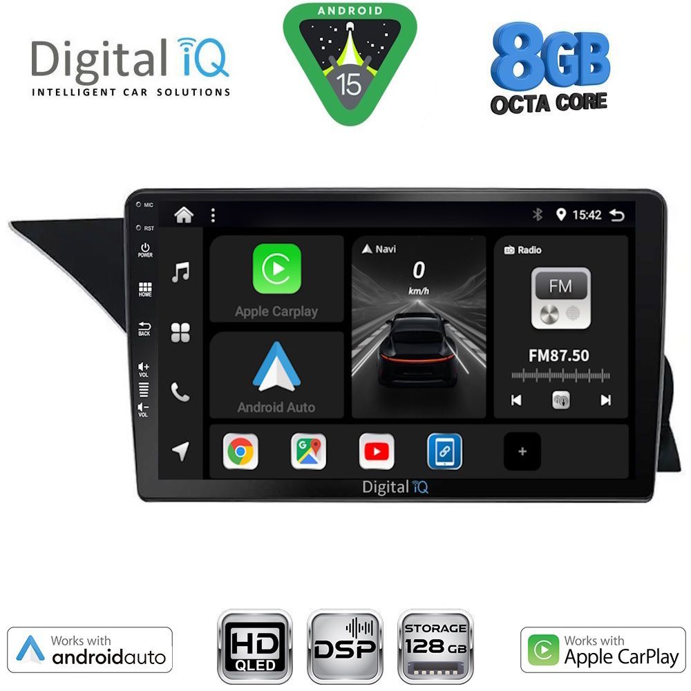BXF7412_15 DIGITAL IQ BXF 7412_CPAA (NTG 4.5) (9inc) MULTIMEDIA TABLET for MERCEDES GLK (X204) mod. 2013-2017 - Image 1