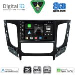 DIGITAL IQ BXF 7437_CPAA CLIMA (9inc) MULTIMEDIA TABLET for MITSUBISHI L200 mod. 2015-2019 with CLIMA