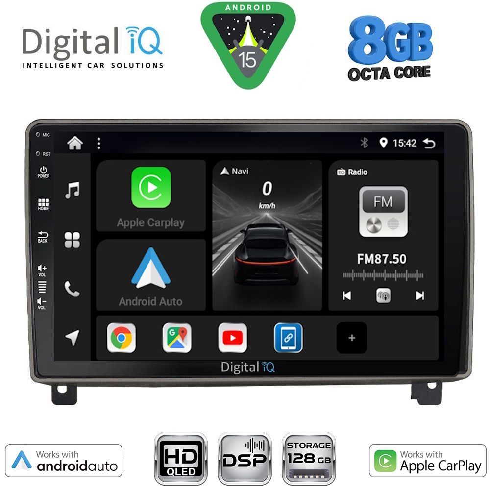 BXF7517_15 DIGITAL IQ BXF 7517_CPAA (9inc) MULTIMEDIA TABLET for PEUGEOT 407 mod. 2004-2011 - Image 1