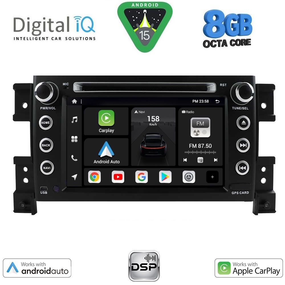 BXF753-15 DIGITAL IQ BXF 753_CPAA (7" DVD) MULTIMEDIA SYSTEM for SUZUKI GRAND VITARA mod. 2005-2015 - Image 1