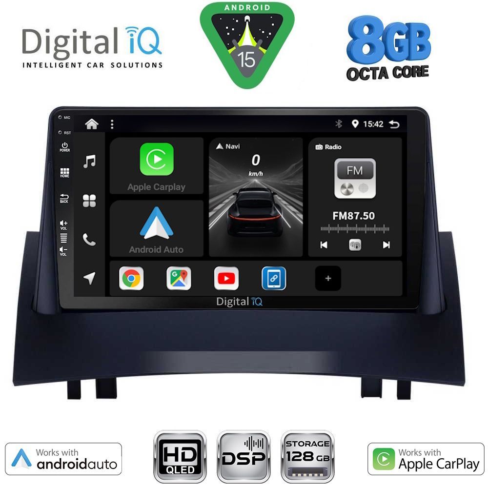 BXF7555_15 DIGITAL IQ BXF 7555_CPAA (9inc) MULTIMEDIA TABLET for RENAULT MEGANE 2 mod. 2002-2008 - Image 1