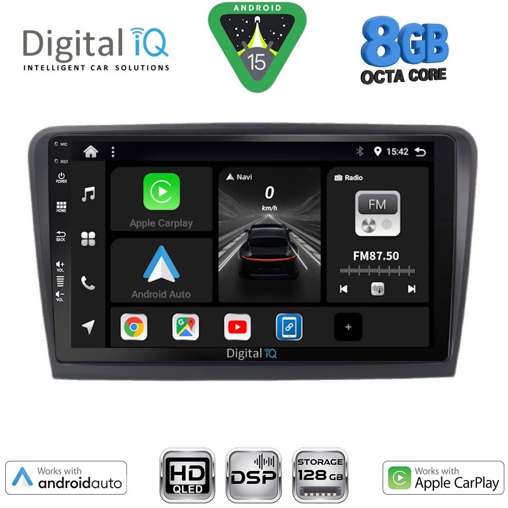 BXF7601_15 DIGITAL IQ BXF 7601_CPAA (9inc) MULTIMEDIA TABLET for SKODA RAPID mod. 2012-2023 - Image 1