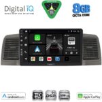 DIGITAL IQ BXF 7712GR_CPAA (9inc) MULTIMEDIA TABLET for TOYOTA COROLLA mod. 2001-2006 (GREY)