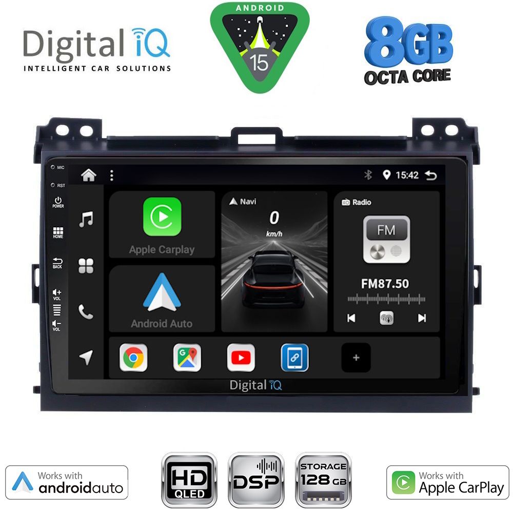 BXF7723_15 DIGITAL IQ BXF 7723_CPAA (9inc) MULTIMEDIA TABLET for TOYOTA LANDCRUISER mod. 2002-2008 - Image 1