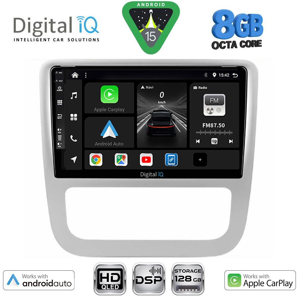 BXF7751-15 DIGITAL IQ BXF 7751_CPAA CLIMA (9inc) MULTIMEDIA TABLET for VW EOS mod. 2006-2016 - SCIROCCO mod. 2011-2014 - Image 1