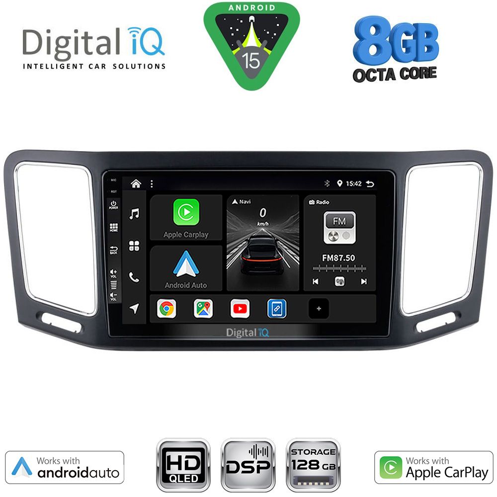 BXF7790_15 DIGITAL IQ BXF 7790_CPAA (9inc) MULTIMEDIA TABLET for VW SHARAN mod. 2011-2023 - Image 1