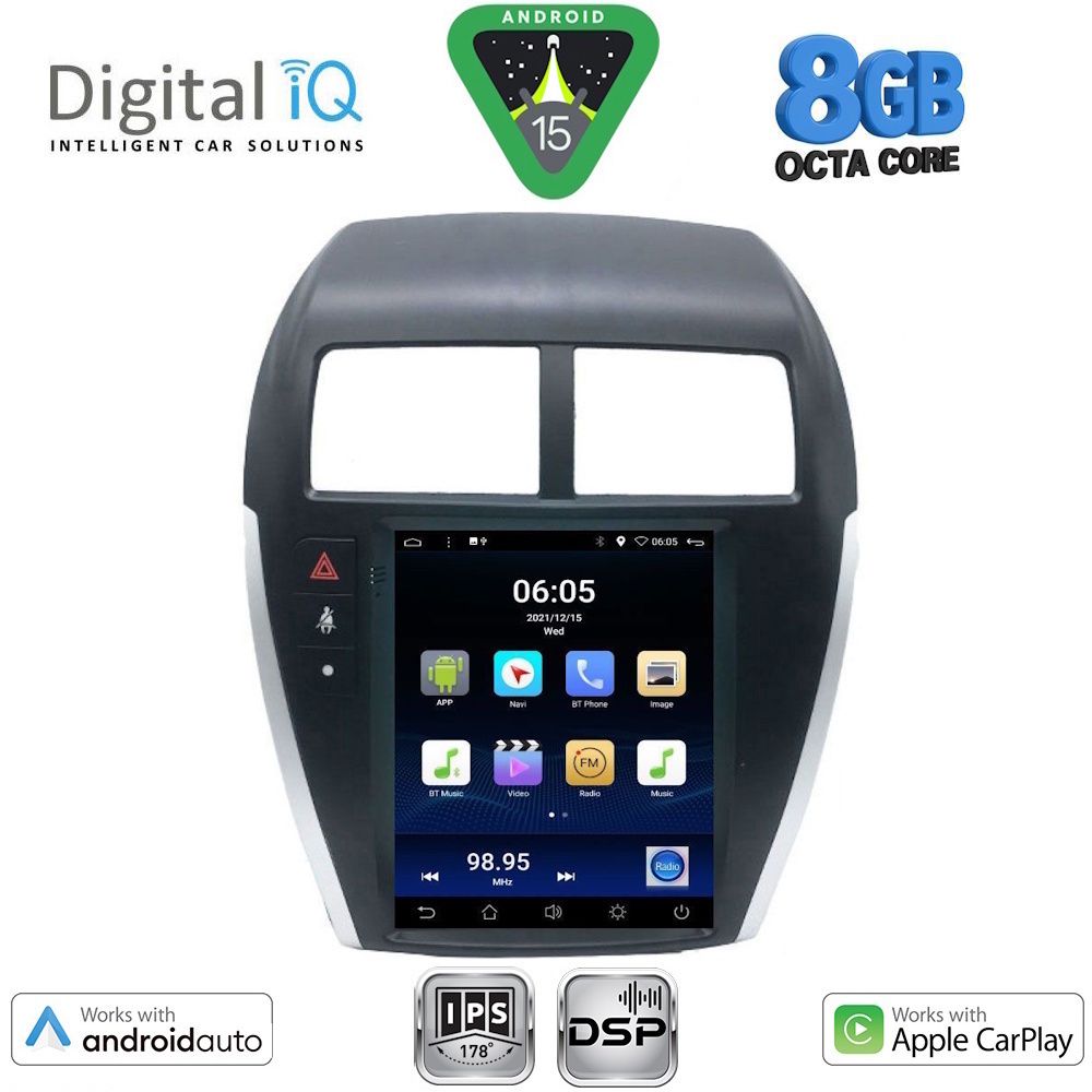 BXF7952_15 DIGITAL IQ BXF 7952_CPAA TESLA STYLE for MITSUBISHI ASX mod. 2009-2020 - Image 1