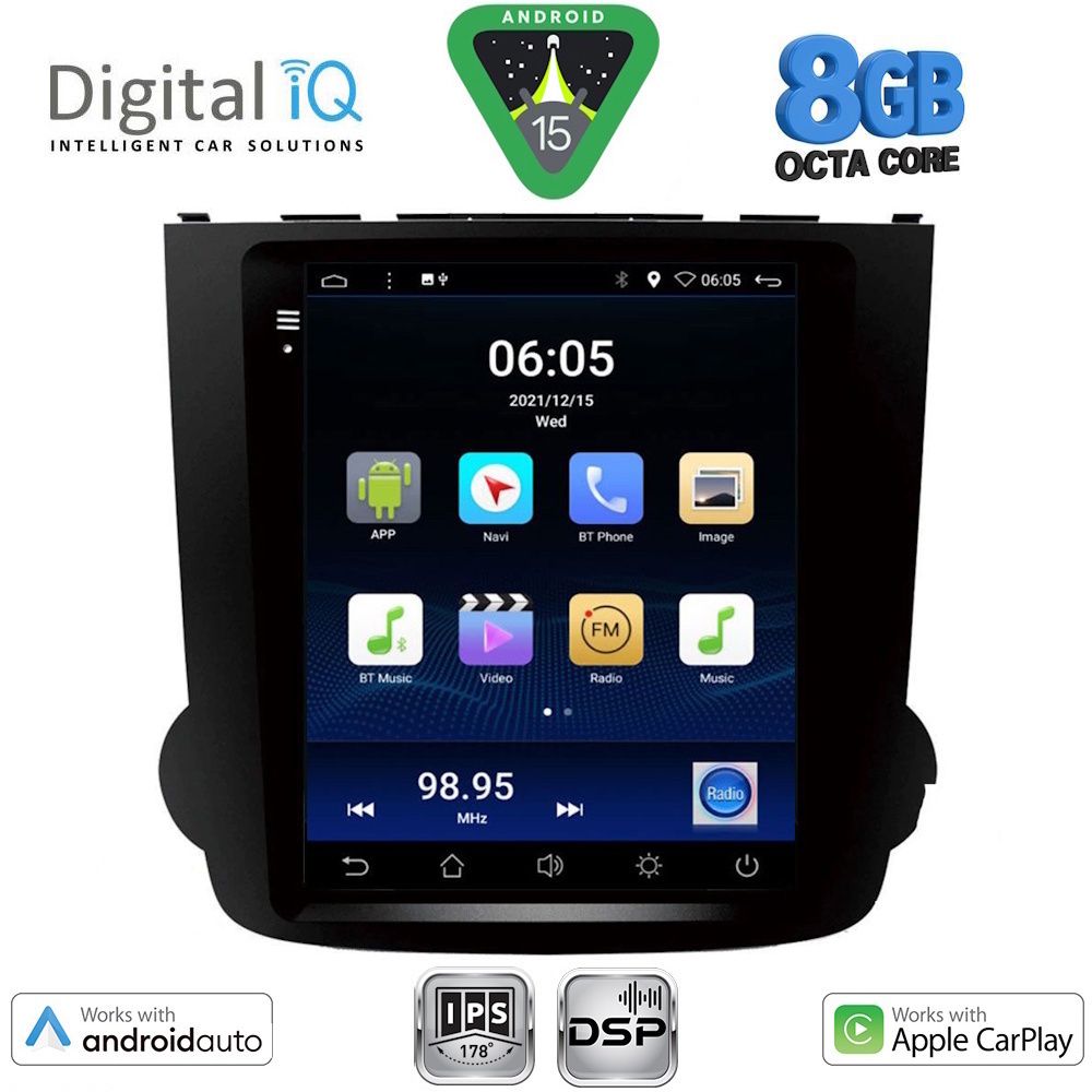 BXF7977_15 DIGITAL IQ BXF 7977_CPAA TESLA STYLE for HONDA CRV mod. 2007-2012 - Image 1
