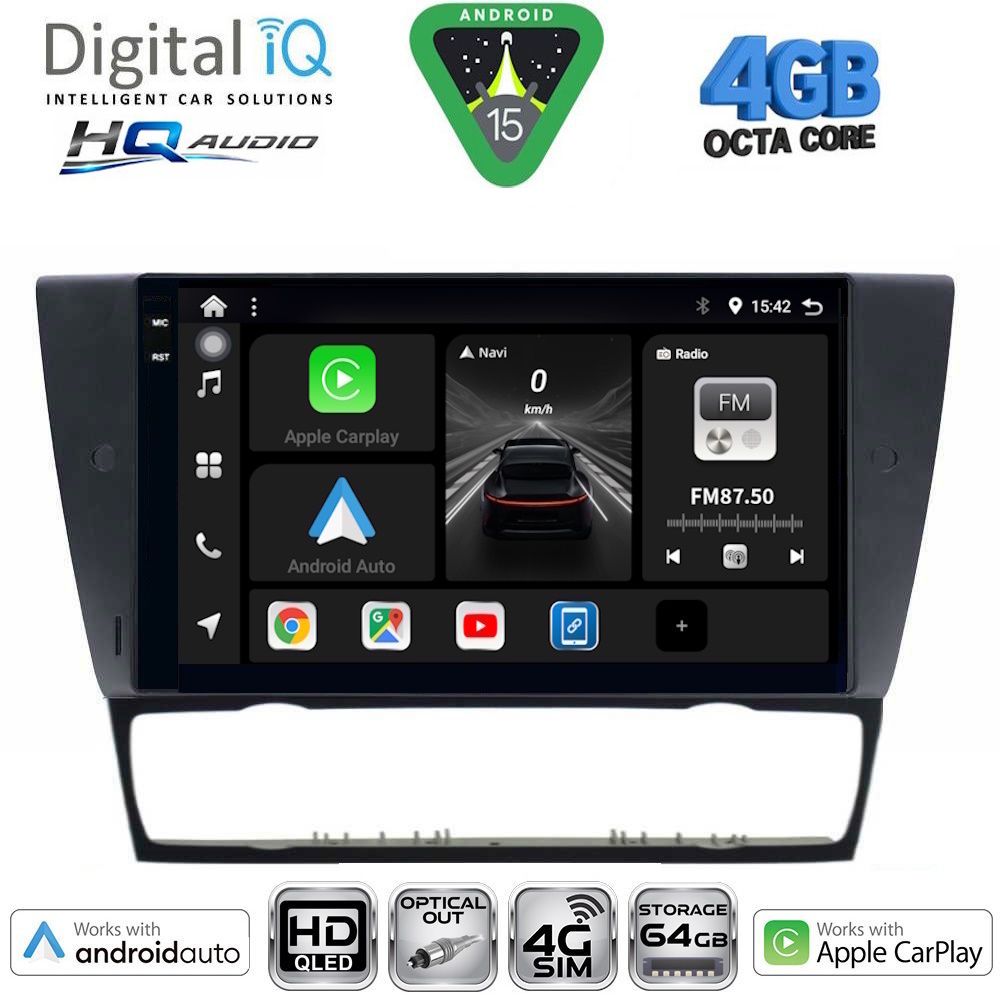 BXK19043-15 DIGITAL IQ BXK 19043_CPAA (9inc) MULTIMEDIA TABLET for BMW E90-E91-E92-E93 mod. 2005-2012 - Image 1