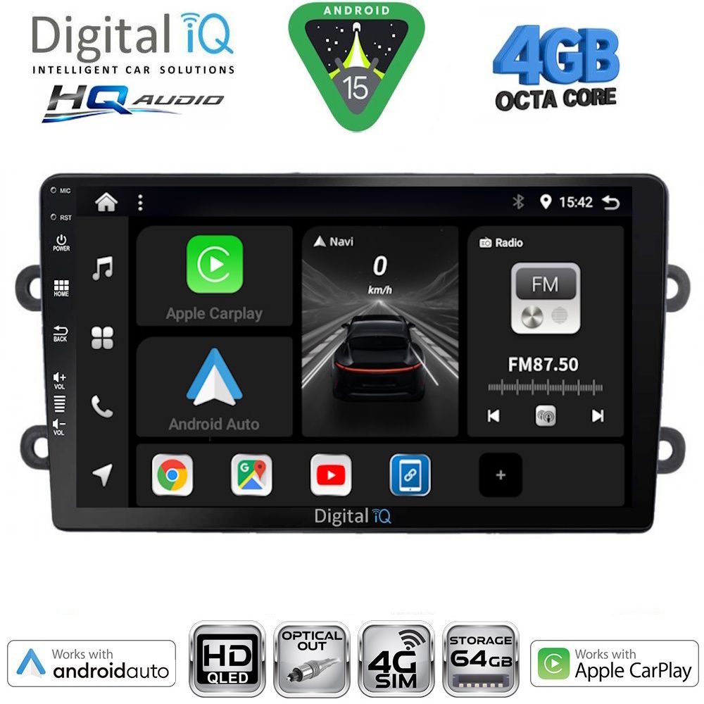 BXK19102-15 DIGITAL IQ BXK 19102_CPAA (9inc) MULTIMEDIA TABLET for DACIA DUSTER mod. 2012-2019 - Image 1