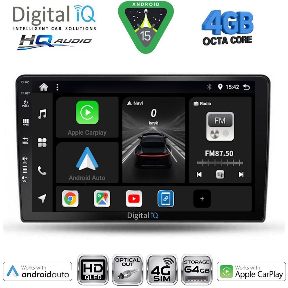 BXK19103B-15 DIGITAL IQ BXK 19103B_CPAA (9inc) MULTIMEDIA TABLET for DACIA DUSTER mod. 2012-2019 - Image 1