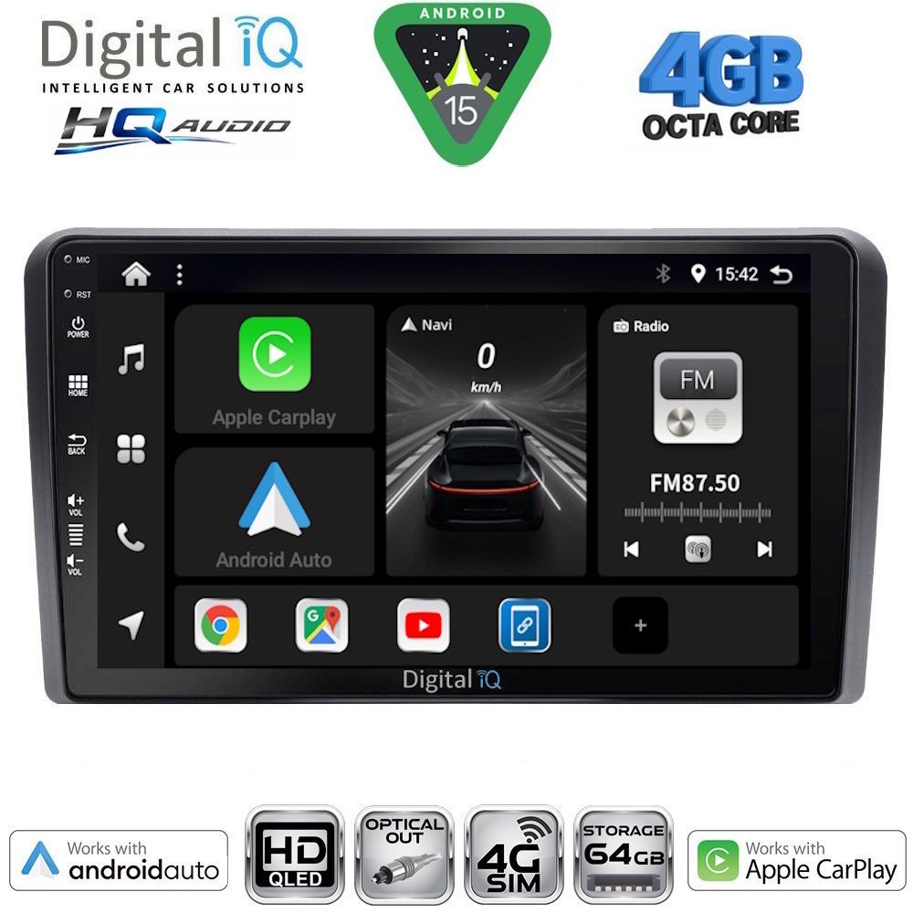 BXK19178-15 DIGITAL IQ BXK 19174L_CPAA (10inc) MULTIMEDIA TABLET for FORD TRANSIT CONNECT mod. 2018-2025 Low Version - Image 1