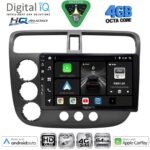 DIGITAL IQ BXK 19187_CPAA (9inc) MULTIMEDIA TABLET for HONDA CIVIC 4D mod. 2001-2006