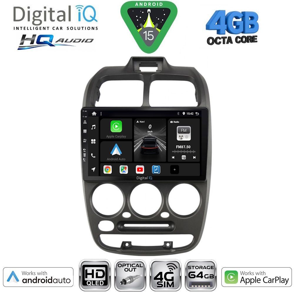 BXK19246-15 DIGITAL IQ BXK 19246_CPAA (9inc) MULTIMEDIA TABLET for HYUNDAI ACCENT mod. 1999-2004 - Image 1