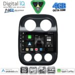 DIGITAL IQ BXK 19277_CPAA (10inc) MULTIMEDIA TABLET for JEEP COMPASS - PATRIOT mod. 2007-2016