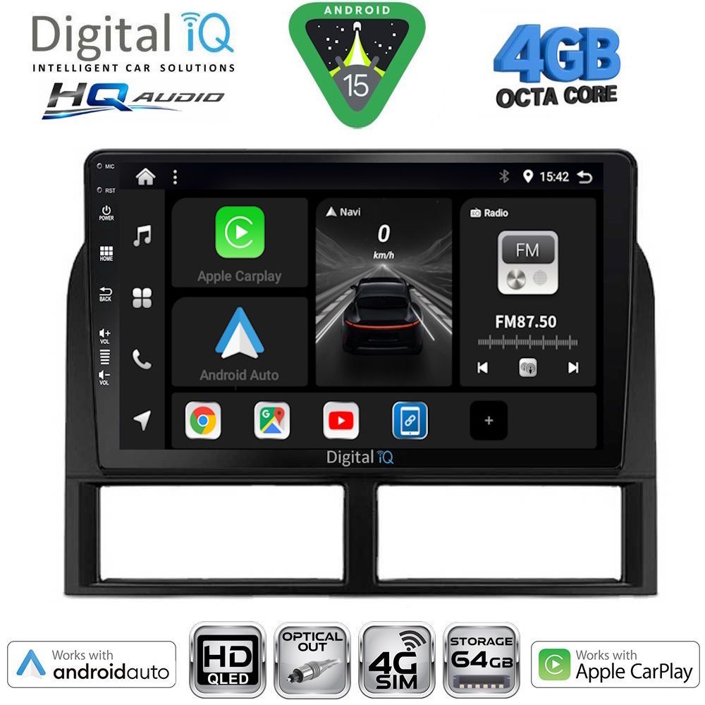 BXK19280-15 DIGITAL IQ BXK 19280_CPAA (9inc) MULTIMEDIA TABLET for JEEP GRAND CHEROKEE mod. 1999-2004 - Image 1