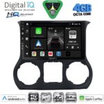 DIGITAL IQ BXK 19295_CPAA (10inc) MULTIMEDIA TABLET for JEEP WRANGLER  mod. 2011-2014
