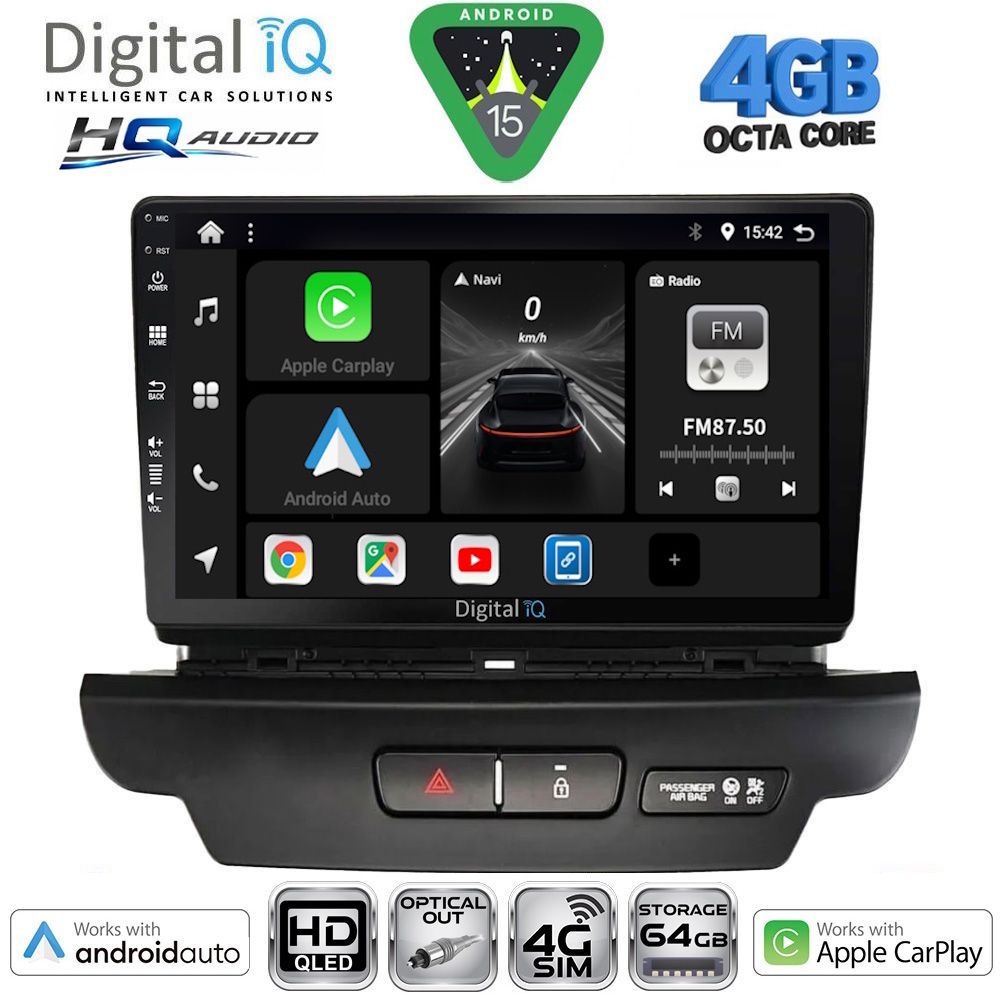 BXK19304-15 DIGITAL IQ BXK 19304_CPAA (9inc) MULTIMEDIA TABLET for KIA CEED - XCEED mod. 2018-2022 - Image 1